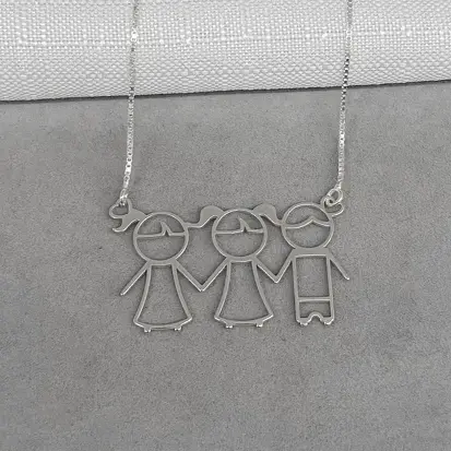 GARGANTILHA 3 FILHOS